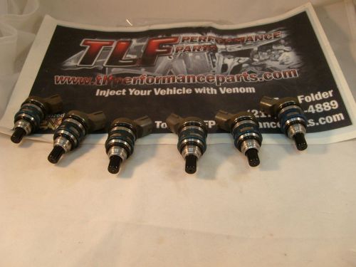 Fits nissan 1990-93 300zx tt set of 6 440cc 0r05  fuel injector with new clips