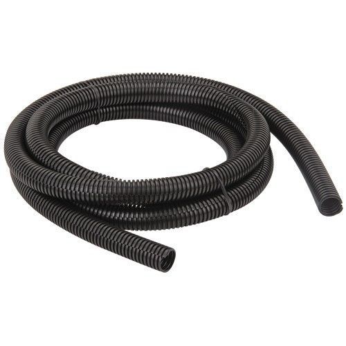 New 1/2 &#034;x  7 ft  polyethylene split wire protective flexible wire wrap, black.