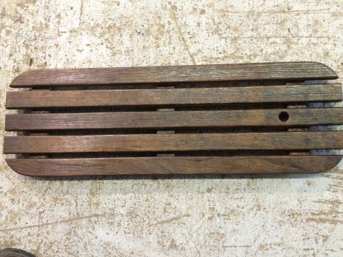 Ski storage locker hatch floor trap door storage no aluminum frame teak wood