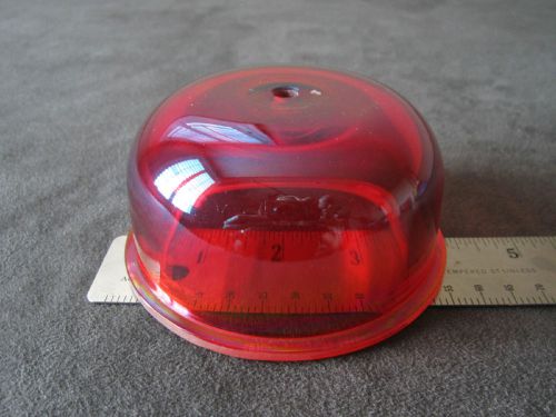 Grimes aircraft beacon red replacement lens, p/n 25-0956-21c, new surplus!
