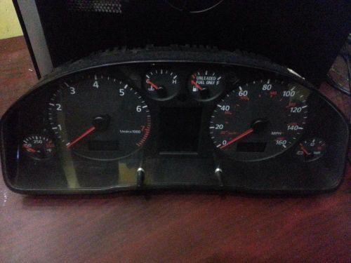 Audi audi a4 speedometer (cluster), w/information display, mph 01