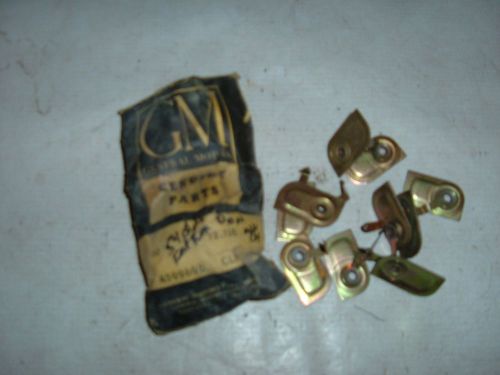 1954 oldsmobile  door molding clips nos gm 10 ct 4599696 fits 88 and 98 series