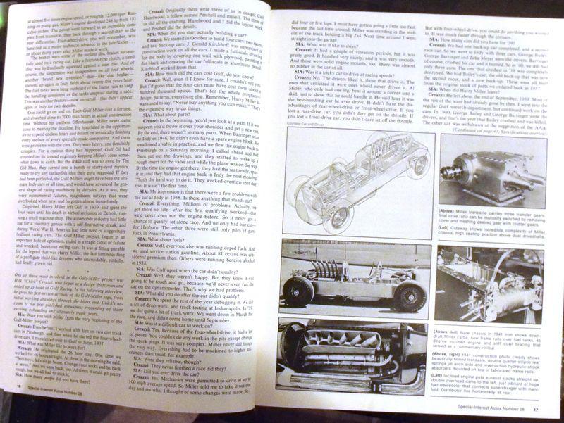 SIA 1925 RICKENBACKER 1940 CHRYSLER 1941 GULF-MILLER, US $6.95, image 4