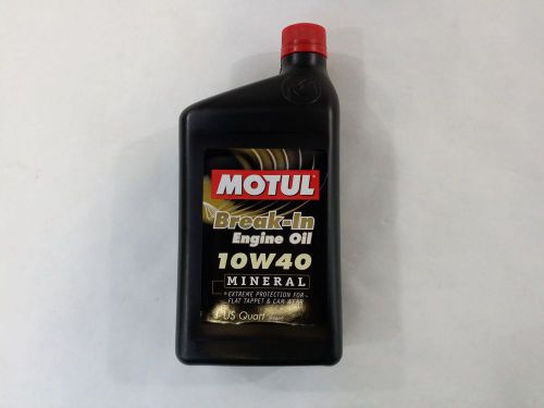 2810qta motul break in oil 10w40 1 quart mineral oil