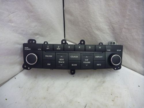 12 13 hyundai genesis radio control panel face plate 96110-3m100gv7 s04719