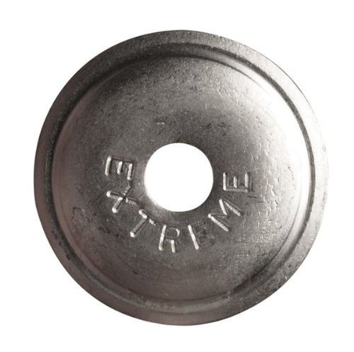 Extreme max 5900.1129 round aluminum snowmobile stud backers - 48 pack
