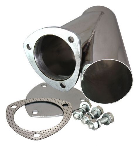 Quick time performance qtp stainless steel exhaust cutout y-pipe - 4&#034; (10400)