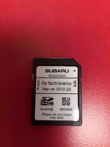 Subaru  sd navigation card 4 gb  oem # 86283sg620