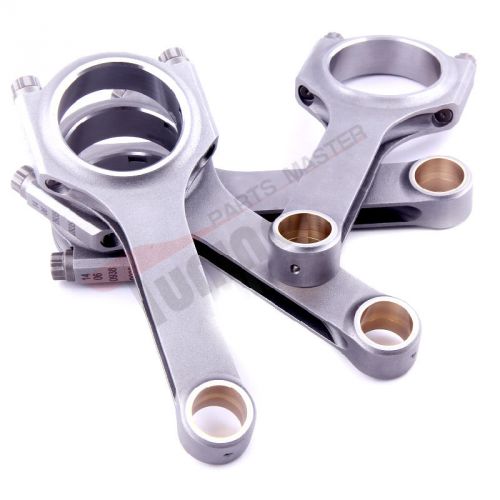 H-beam connecting rods &amp; arp bolts for fiat abarth 850 a112 117mm rod tuning