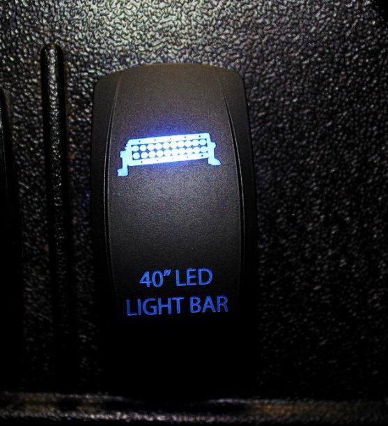 Purchase OFFROAD 4X4 TRUCK BOAT TRACTOR SAND RAIL BACKLIT 40" LED LIGHT BAR SWITCH in Mesa