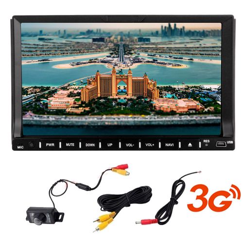 In-dash double din head unit universal wince stereo 7&#034; dvd bluetooth gps radio