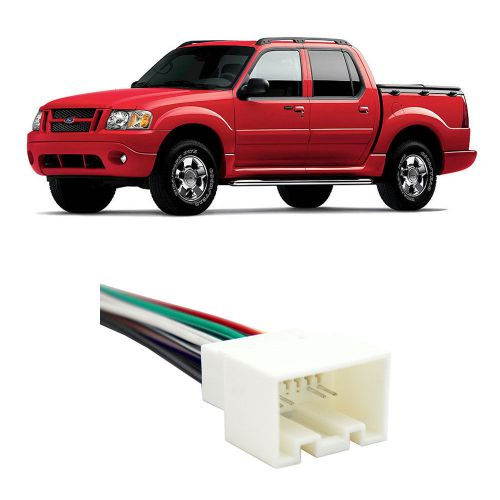 Ford explorer sport trac 2001-2005 factory to aftermarket radio harness adapter