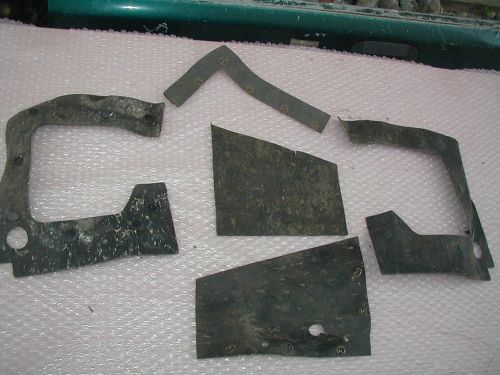 1968-1970 dodge plymouth b-body inner fender inspection &amp; splash shield seals