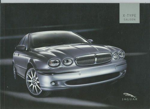 Jaguar x type saloon - 2005 brochure - very nice &amp; in good condition