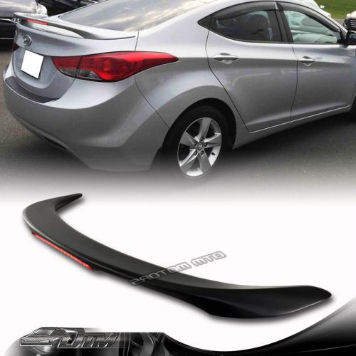 Purchase For 1114 Hyundai Elantra Black ABS Rear Trunk Spoiler Wing