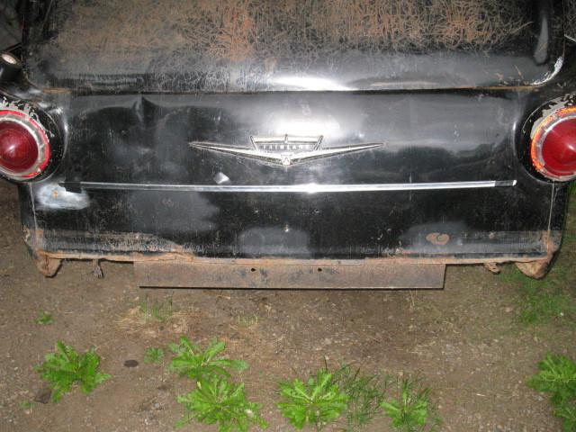 1957 ford skyliner ( only ) rear body two tone paint devider stainless