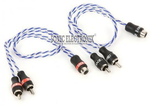 New! streetwires zn5y2m pair of zn5 series 1-female to 2-male y-connector cables