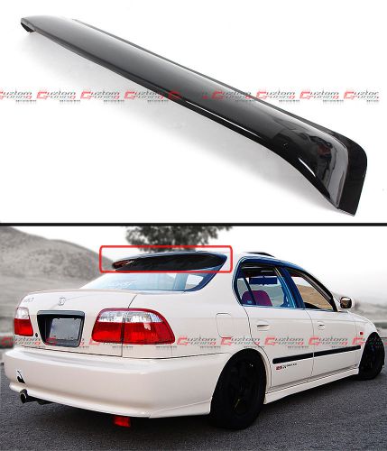 92-95 honda civic 4dr sedan 5th gen eg eh jdm rear roof window visor spoiler