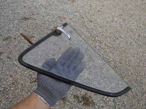 1951 chevrolet chevy truck drivers side cab corner front glass &amp; pivot post &amp; ha