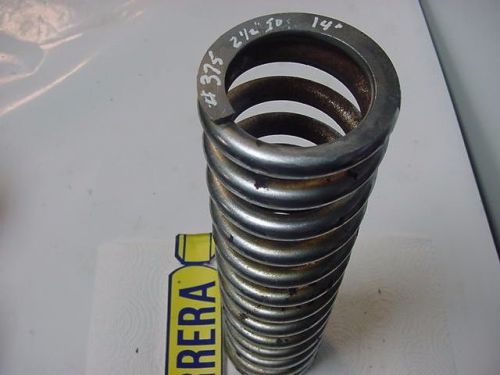 Carrera #375 chrome 2-1/2 id x 14" tall coil-over spring imca nascar ump dr168