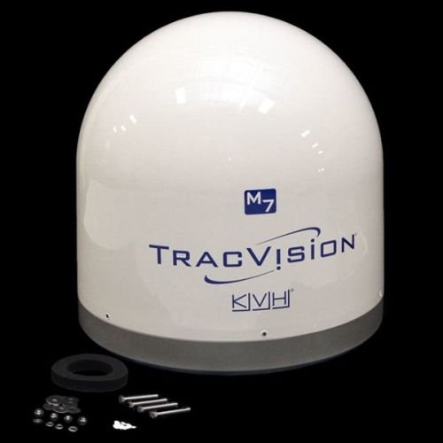 Tracvision 01-0290-01sl m7 kvh tvm7 satellite boat tv antenna empty dummy dome