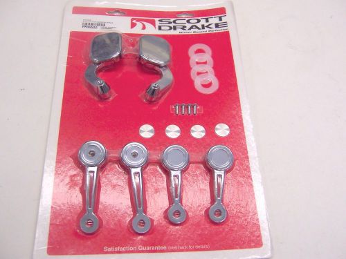 1968  mustang coupe convertible original style interior door &amp; window handle kit