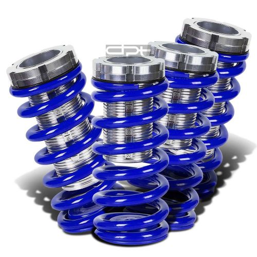 For 00-07 mit lancer cs2a adjustable scaled coilover blue coil springs 0-3&#034; drop
