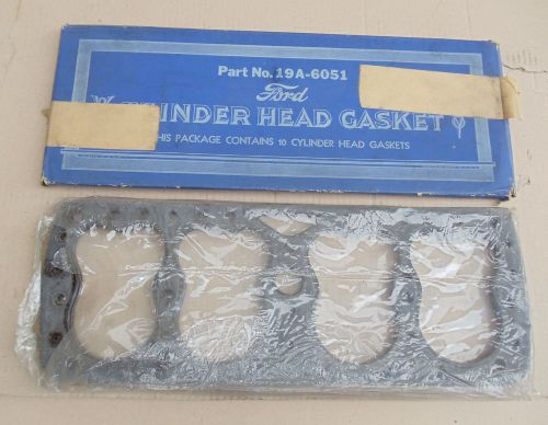 1939 1940 1946 1948 ford mercury flathead - 8 nos genuine ford head gaskets nib