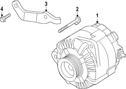 Nissan\infiniti 231003ja1are genuine oem alternator