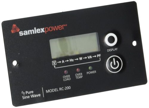 Samlex rc-200 remote control for the pst-1500 and pst-2000 pure sine inverters