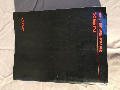 1993 acura nsx service manual