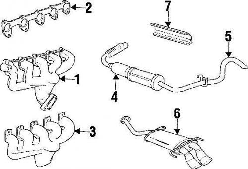 Chrysler oem dodge exhaust heat shield 05004005ab image 3