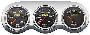 Jegs performance products 41082k polished gauge and panel kit; includes panel