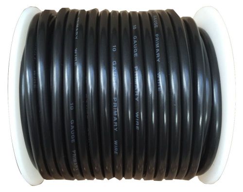 10 gauge black 75 ft automotive primary awg wire stranded