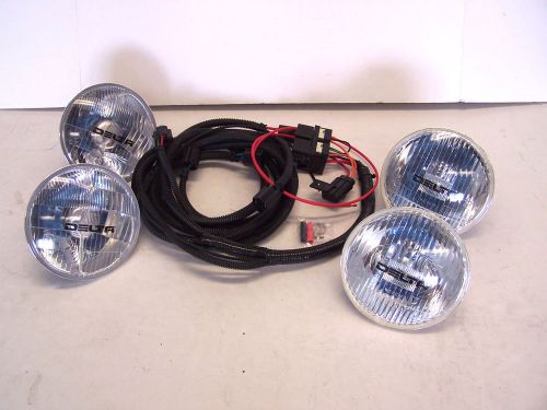 1969 mustang xenon 4 headlight kit and relay harness,coupe, fastback,convertible
