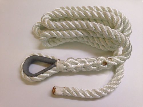 3/4" x 12' mooring pendant unfinished end