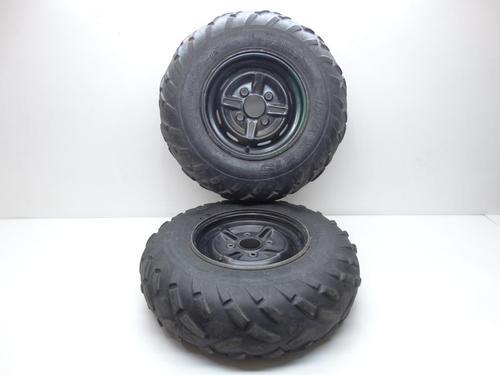 2004 yamaha kodiak 400 4x4 25x8x12" front rims and tires