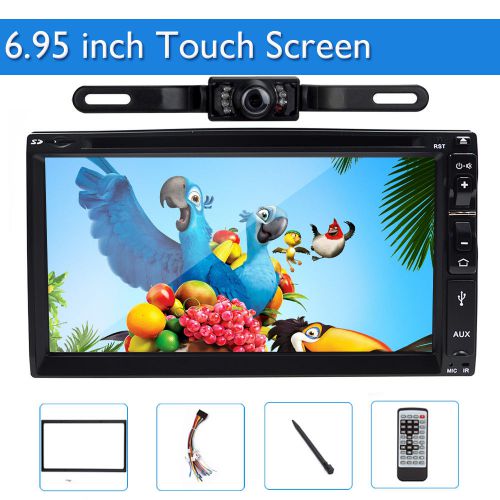 Rearview camera+no gps 7&#039;&#039; car stereo dvd player ipod audio/video mp3/mp4 bt swc