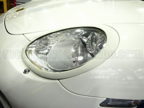 Painted porsche 2005-2008 boxster / cayman 987 headlight covers eyelids eyebrows