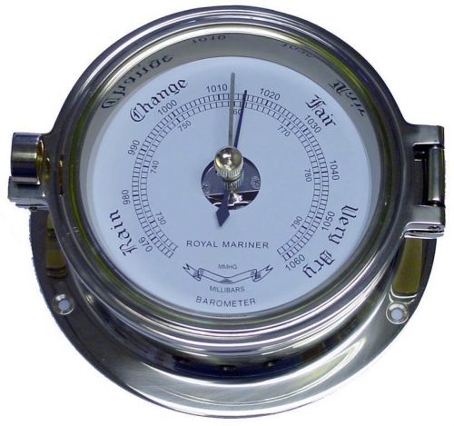 Barometer - polished chrome **new**