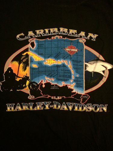Harley davidson motorcycle aruba dealer shirt size large