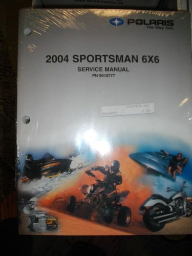 New polaris sportsman 6x6 factory service manual part # 9918777