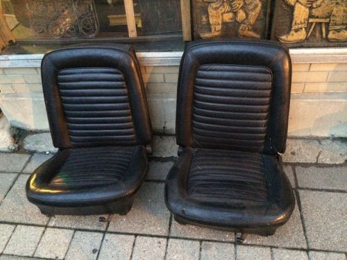 Mustang ? gm? bucket seats 1965 with  tracks great shape original