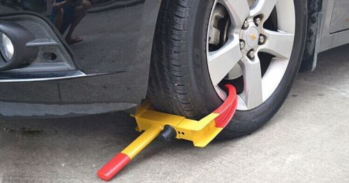 Wheel lock clamp boot tire claw auto car truck rv boat trailer anti-theft towing