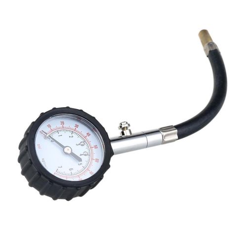 0-100 psi tyre tire air pressure gauge meter tester car truck motorcycle bike