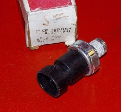 Nos new gm 1987-1993 buick oldsmobile pontiac oil pressure switch 25036941