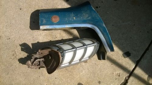 1967 impala caprice 1/4 extensions and turb signal sidemarker housing tail light