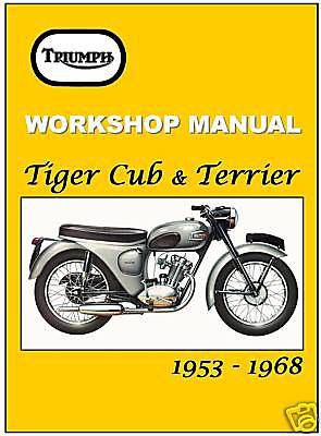 Triumph workshop manual t20 &amp; t15 1953 1954 1955 1956 1957 1958 1959 1960 &amp; 1961