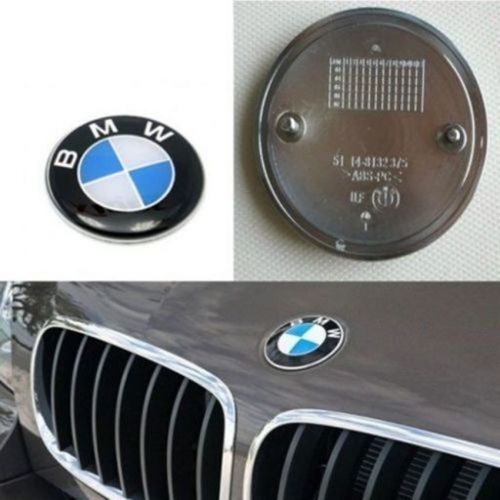 Purchase NEW Car Emblem Chrome Front Badge Logo 82mm Pins For BMW Hood
