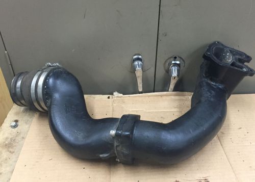 Mercruiser 3.7 exhaust pipe with hose and elbow pipe 95871